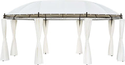 vidaXL - Prieel - 530x350x265 - cm - crèmewit