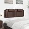 vidaXL - Hoofdbordkussen - 120 - cm - kunstleer - bruin