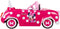 Huffy Minnie Mouse - Ride-on Auto 7,2V - Werkende koplampen en openende deuren - Roze
