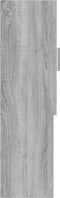 vidaXL - Wasmachinekast - 70,5x25,5x90 - cm - grijs - sonoma - eikenkleurig