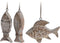 Nampook - Vis houten decoratie 3 ass