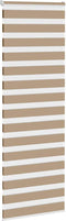 vidaXL - Zebra - Blind - 70x230 - cm - stofbreedte - 65,9 - cm - polyester - zandbruin
