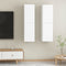 vidaXL - Tv-meubels - 2 - st - 30,5x30x110 - cm - bewerkt - hout - wit