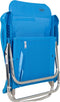 Crespo AL/221 - Strandstoel - Verstelbaar in 7 standen - Blauw