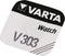 Varta V303 - Zilveroxide knoopcelbatterij - 160mAh - 5,4mm