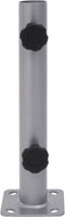 vidaXL - Parasolvoet - voor - Ø32/34/38 - mm - stok - staal - zilverkleurig