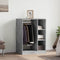 vidaXL - Kledingkast - 77x48x102 - cm - bewerkt - hout - sonoma - eikenkleurig