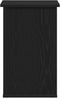 vidaXL - Zijkast - Zwarte - Eik - 35x35x55 - cm - Bewerkt - hout