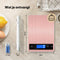 S.old Digitale Keukenweegschaal - Kookweegschaal - 1g tot 10kg - LCD-display - Rosé