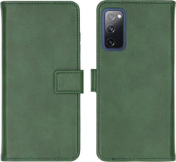 iMoshion Hoesje Geschikt voor Samsung Galaxy S20 FE Hoesje Met Pasjeshouder - iMoshion Luxe Bookcase - Groen