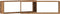 vidaXL - Wandplank - Set - van - 2 - Oude - hout - Engineered - hout - 80 - x - 15 - x - 26 - cm