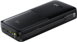 Baseus Bipow 2 - Powerbank 20.000 mAh - 20W Fast Charge met USB-C Kabel - Zwart