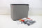Brabantia Bo Touch Bin - Prullenbak - 34 l - Afvalscheiding - Mineral Concrete Grey