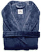 Zohome Cara - Badjas Unisex - 100% Polyester - Indigo Blauw - M