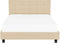 ROCHELLE - Tweepersoonsbed - Beige - 180 x 200 cm - Polyester