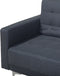 ABERDEEN - Chesterfield fauteuil - Donkergrijs - Polyester