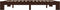 vidaXL - Bedframe - massief - grenenhout - donkerbruin - 180x200 - cm