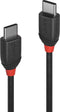 Lindy 36905 - USB 3.2 Gen2x2 USB-C kabel - 20 Gbps - Zwart 0.5m