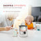 Vulpes Goods® BabyCare - Flessenwarmer PRO 10in1 - Snel opwarmen warmhouden ontdooien steriliseren - Deluxe White
