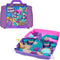 Kinetic Sand - Zeemeerminkoffer - 907g kinetisch zand met 7 gereedschappen - Groen Paars (1 stuk)
