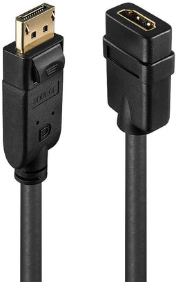 Lindy 41005 - DisplayPort naar HDMI Kabel - 15cm - Zwart