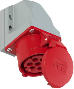 PCE 117-6v CEE-wandcontactdoos 16 A 7-polig 400 V 1 stuk(s)