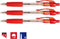 BALPEN QUANTORE GRIP DRUKKNOP ROOD MEDIUM