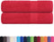 vidaXL - Badhanddoeken - 2 - st - 100x150 - cm - 360 - g/m² - 100% - katoen - rood