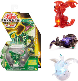 Bakugan - 1 Bakugan Nova Light Seizoen 5 en 2 kaarten - 6 jaar oud - Real Model Boking