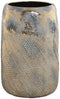 Vaas Home ESPRIT Gouden Tweekleurig Keramiek Modern Verouderde afwerking 22 x 22 x 34 cm