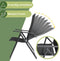 Albatros Aruba - Tuinstoelen Set van 2 - Opvouwbare Tuinstoelen met Robuust Metalen Frame en Hoog Draagvermogen (2 stuks)