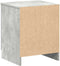 vidaXL - Nachtkastjes - 2 - st - met - 2 - lades - 40x36x50 - cm - betongrijs