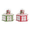 Adventkalender DKD Home Decor Hout (22 x 19 x 20 cm) (2 Stuks)