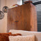 Liviza Opbergkast Ustral - Mangohout - Rond Bruin - 160 cm , 45 cm , 100 cm