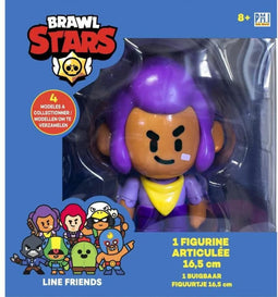 Brawl Stars Actiefiguren - Shelly 16,5 cm - Buigbaar figuurtje