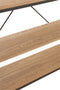 J-Line rek 5 Legplanken - hout/metaal - naturel