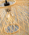 GOOD&MOJO Vloerlamp Cango - Bamboe Zwart/Naturel - 80x60x176cm - Scandinavisch,Bohemian - Staande lampen voor Woonkamer - Slaapkamer
