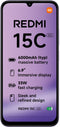 Xiaomi Redmi 15C - Smartphone - 4GB RAM 256GB opslag 5G Paars