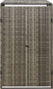 vidaXL - Containerberging - enkel - 70x80x117 - cm - poly - rattan - grijs