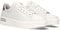 Gabor 395 - Lage Sneakers - Leer met goudkleurige accenten - Wit