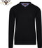 Cappuccino Italia - Heren Truien Pullover Zwart - Zwart - Maat XL