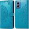 iMoshion Hoesje Geschikt voor Motorola Moto G34 Hoesje Met Pasjeshouder - iMoshion Mandala Bookcase - Turquoise