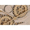 Muurklok Home ESPRIT Beige Gouden Kristal Ijzer 60 x 8 x 60 cm
