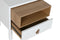 Nachtkastje Home ESPRIT Wit Natuurlijk Polyurethaan Hout MDF 48 x 40 x 55 cm