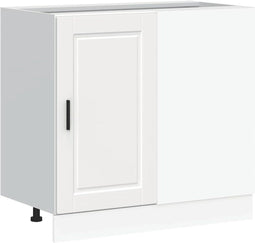 vidaXL - Keuken - onderkast - Porto - bewerkt - hout - wit