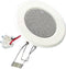 Visaton DL-5 - Inbouwluidspreker - Plafondluidspreker met wit inbouwframe - Wit