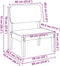 vidaXL - Tuinstoelen - 2 - st - 60x52,5x72 - cm - massief - grenenhout - wasbruin