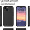 imoshion Hoesje Geschikt voor iPhone 15 Hoesje - Ruimte voor 2 pasjes - imoshion Backcover met pasjeshouder - Zwart