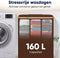 DARI. - Wasmand 3 vakken - 160L met 3 uitneembare zakken - bruin