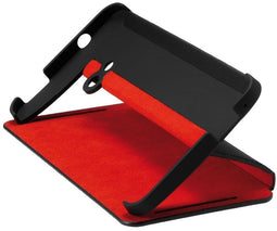 HTC HC-C841 - Double Flip Case - Zwart/Rood